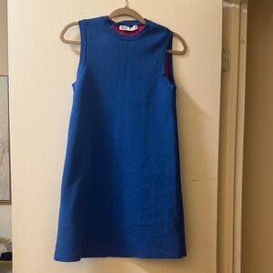 Zara Vibrant Blue Sleeveless Dress